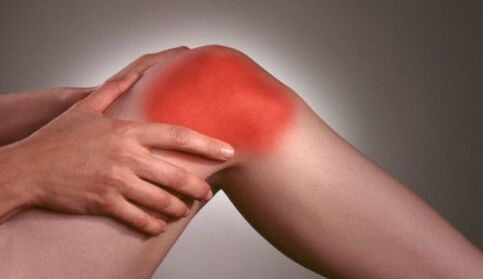 knee pain due to arthrosis